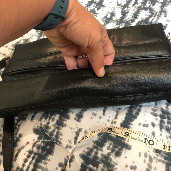 🎉🎉Host Pick🎉🎉Vintage 80s ETIENNE AIGNER USA BLACK LEATHER CLASSIC PURSE - Picture 12 of 13